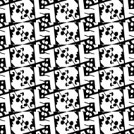 Black and white seamless pattern N50