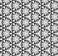 Black and white seamless pattern N51