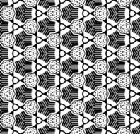 Black and white seamless pattern N57