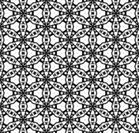 Black and white seamless pattern N59