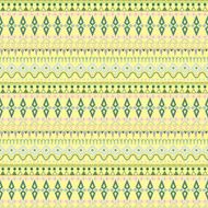 Tribal ethnic seamless stripe pattern on yellow background