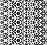 Black and white seamless pattern N62