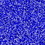 Seamless abstract background with blue hexagon