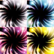 Starry fireworks background with place for text N2