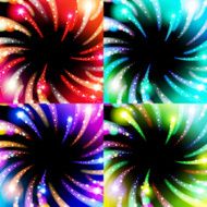 Starry fireworks background with place for text N3