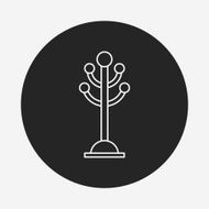 clothes hanger line icon N7