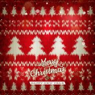 Knitted Christmas background EPS 10 N13