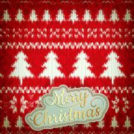 Knitted Christmas background EPS 10 N20