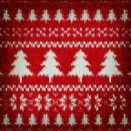 Knitted Christmas background EPS 10 N25