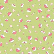 seamless tiny cute floral pattern N2