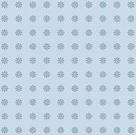 Classic vintage flower pattern on blue background