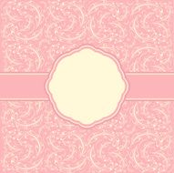 Beautiful floral greeting card
