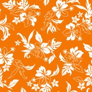 Hibiscus flower pattern N11