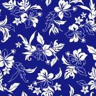 Hibiscus flower pattern N12