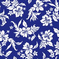 Hibiscus flower pattern N14