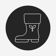 Rain boots line icon N14
