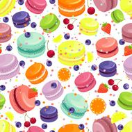 Macaroons seamless pattern N2