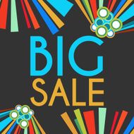 Big Sale Dark Colorful Elements