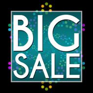 Big Sale Black Colorful Neon