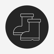 Rain boots line icon N18