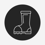 Rain boots line icon N22