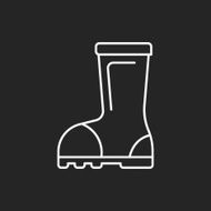 Rain boots line icon N23