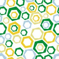 Seamless hexagon pattern
