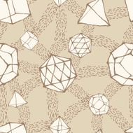 Geometric Diamond seamless pattern