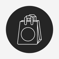 shopping bag line icon N7