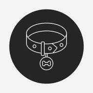 dog chains line icon N10