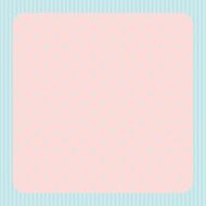 Card with frame and polka dot background