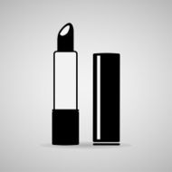 Vector lipstick isolated icon Illustration EPS10 N6