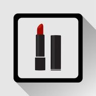 Vector lipstick isolated icon Illustration EPS10 N10
