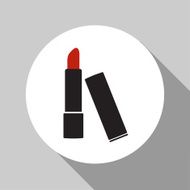 Vector lipstick isolated icon Illustration EPS10 N12
