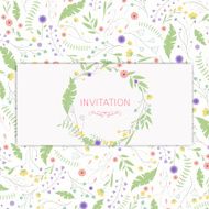 Vector floral design N3