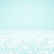 lace border on green background N3