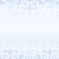 lace border on blue background N3