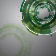 Abstract Modern technology circles vector background N9