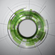 Abstract Modern technology circles vector background N12