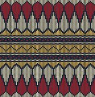 Tribal Aztec Abstract Seamless Pattern Geometric Vector N7