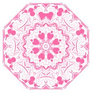 Pink circular pattern