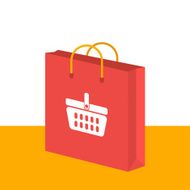 Vector shopping bag Icon