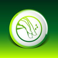 Nail polishing at the salon - Vector icon isolated N6