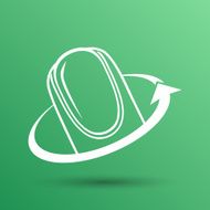 Nail polishing at the salon - Vector icon isolated N7