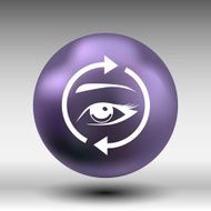 Eyelashes eyebrows vector eyelash eye icon makeup isolated