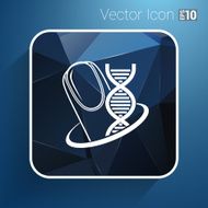 Nail polishing at the salon - Vector icon isolated N16
