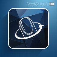 Nail polishing at the salon - Vector icon isolated N17