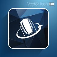 Nail polishing at the salon - Vector icon isolated N20