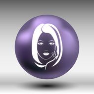 Woman face fashion girl beauty illustration vector N17