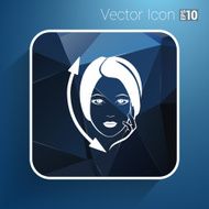 Woman face fashion girl beauty illustration vector N20